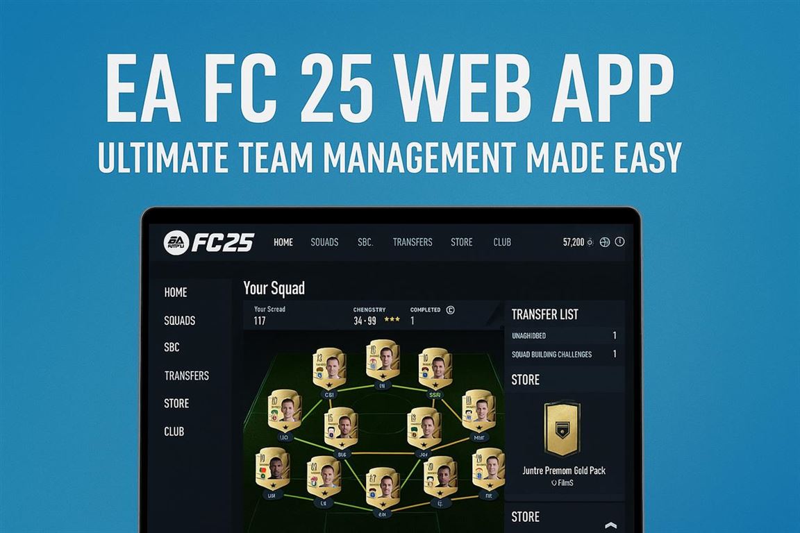 EA fc 25 web app - ultimate team management made easy