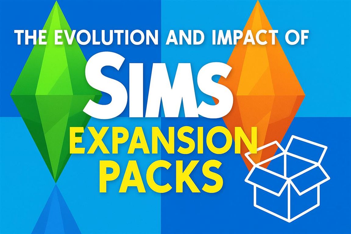 The evolution and impact of sims expansion packs